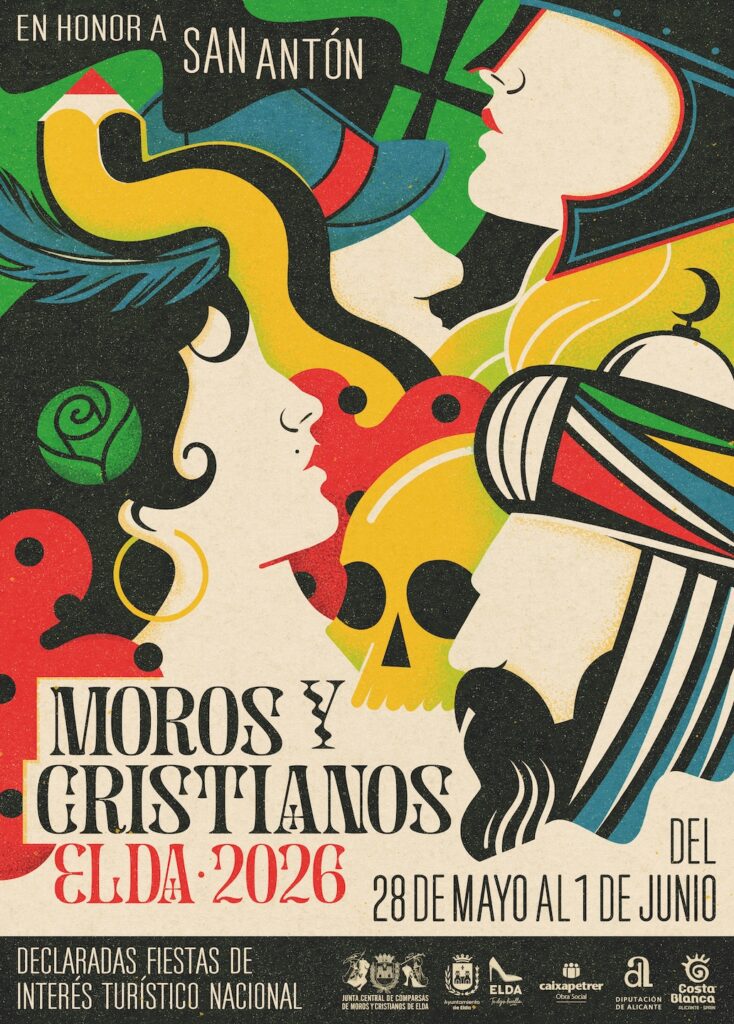 Cartel Fiestas de Moros y Cristianos de Elda 2026